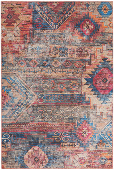 product image of Nicole Curtis Machine Washable Series Multicolor Vintage Rug By Nicole Curtis Nsn 099446164742 1 546