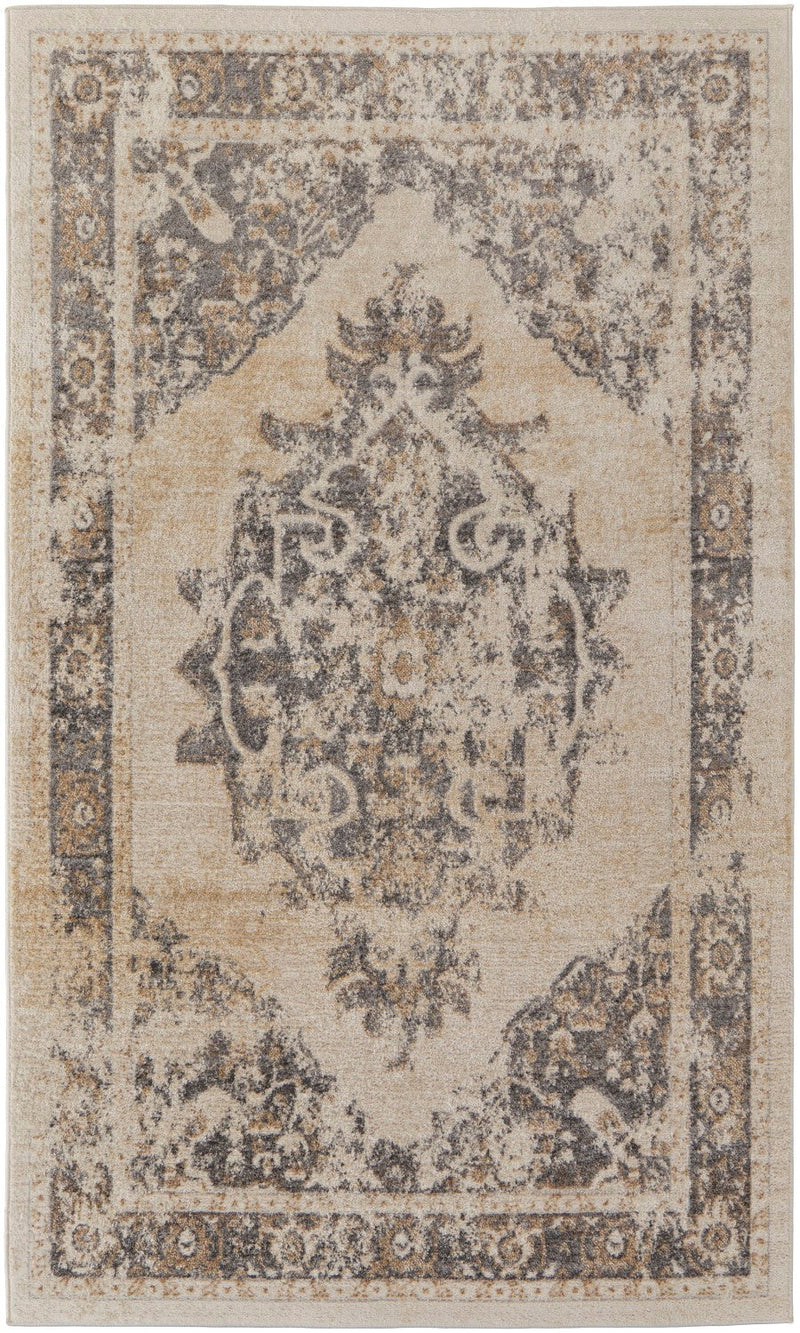 media image for wyllah traditional medallion ivory brown rug by bd fine cmar39klivybrnc16 1 260