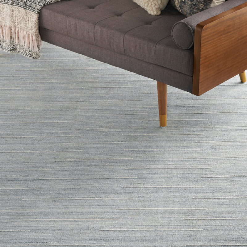 media image for Nourison Home Interweave Light Blue Modern Rug By Nourison Nsn 099446101044 9 231