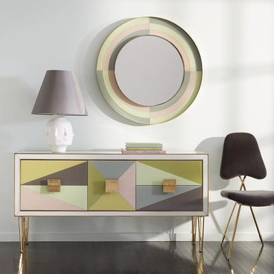 product image for harlequin round mirror by jonathan adler 5 65