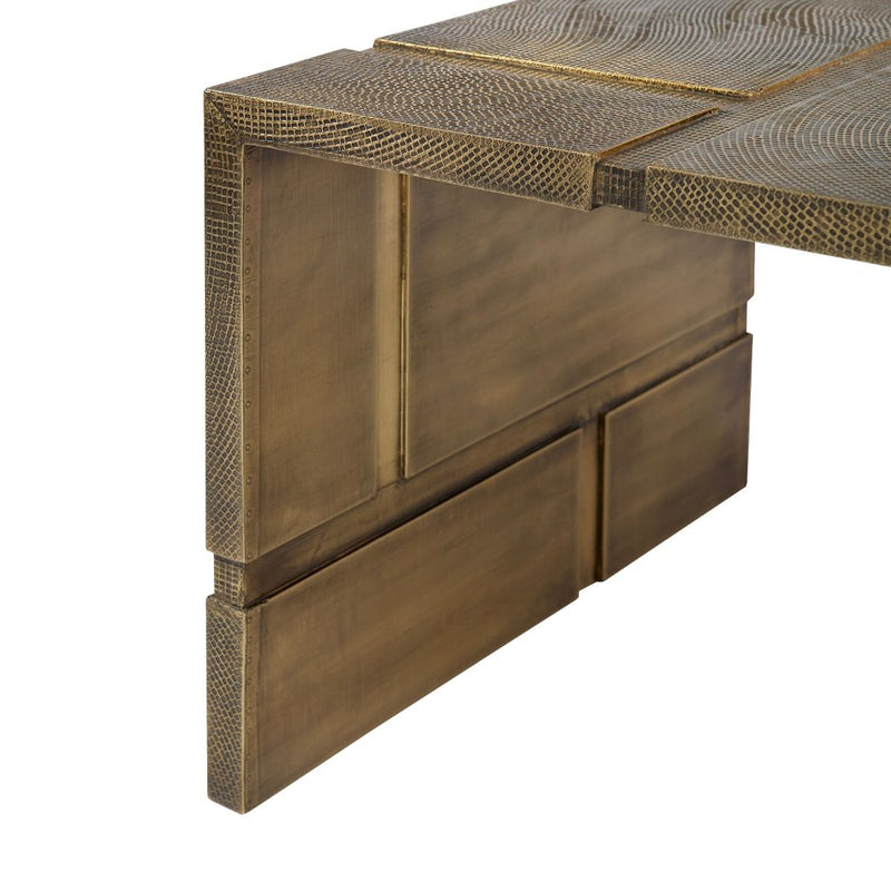 media image for Hollis Coffee Table Brass 298