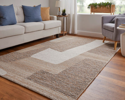 product image for Middleton Abstract Brown/Tan/Ivory Rug 7 38