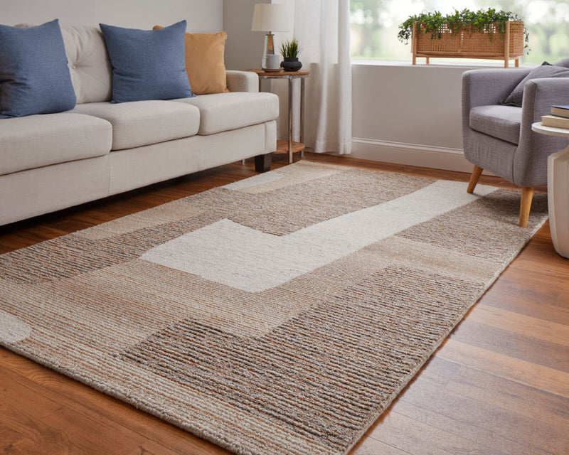 media image for Middleton Abstract Brown/Tan/Ivory Rug 7 229