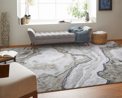 product image for javers gray ivory rug by bd fine 787r39kugryivyp18 9 67