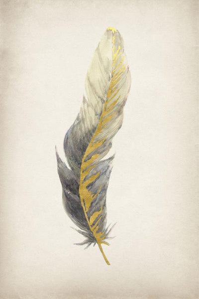 product image for gilded feathers i by bd art gallery lba 52bu0101 bu fr4106 7 91