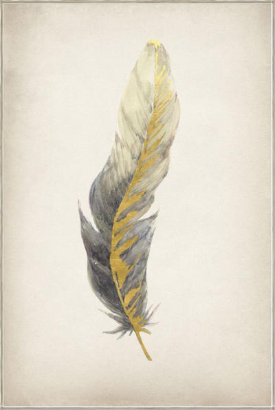 product image for gilded feathers i by bd art gallery lba 52bu0101 bu fr4106 5 83