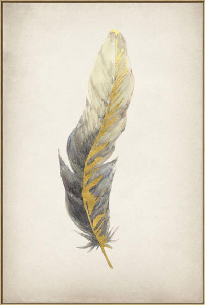 product image for gilded feathers i by bd art gallery lba 52bu0101 bu fr4106 6 74