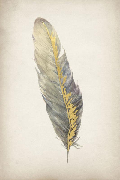 product image for gilded feathers iii by bd art gallery lba 52bu0103 bu fr4106 3 85