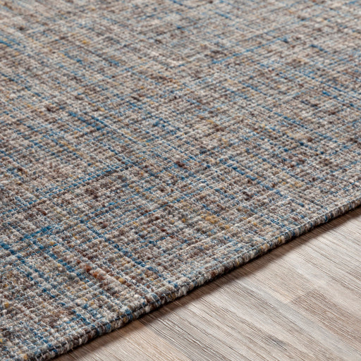 media image for Inola Wool Bright Blue Rug Texture Image 215