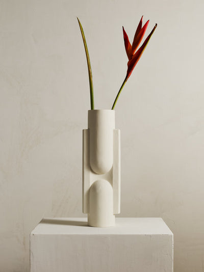 product image of kala slender ceramic vase in snow design by light and ladder 1 512