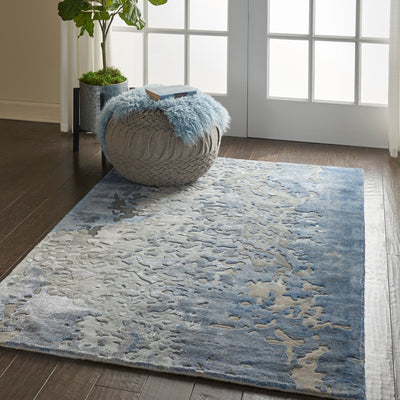 product image for Nourison Home Prismatic Denim Modern Rug By Nourison Nsn 099446471161 8 6