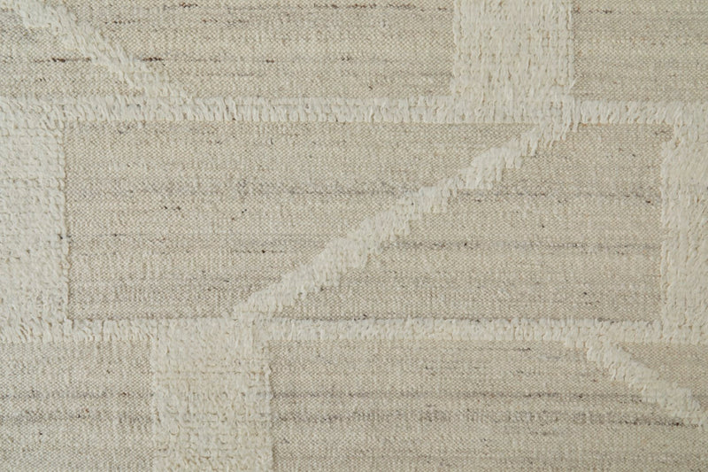 media image for saena checkered contemporary hand woven ivory beige rug by bd fine ashr8907ivybgep00 2 27