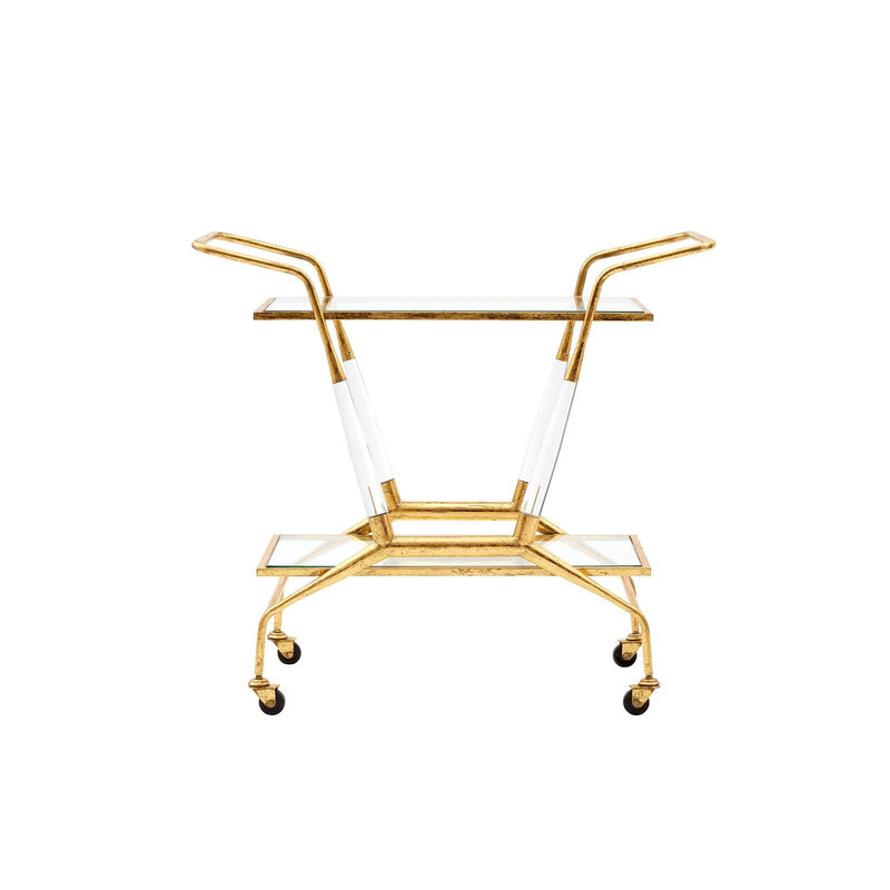 media image for Jepson Bar Cart in Gold design by Bungalow 5 231