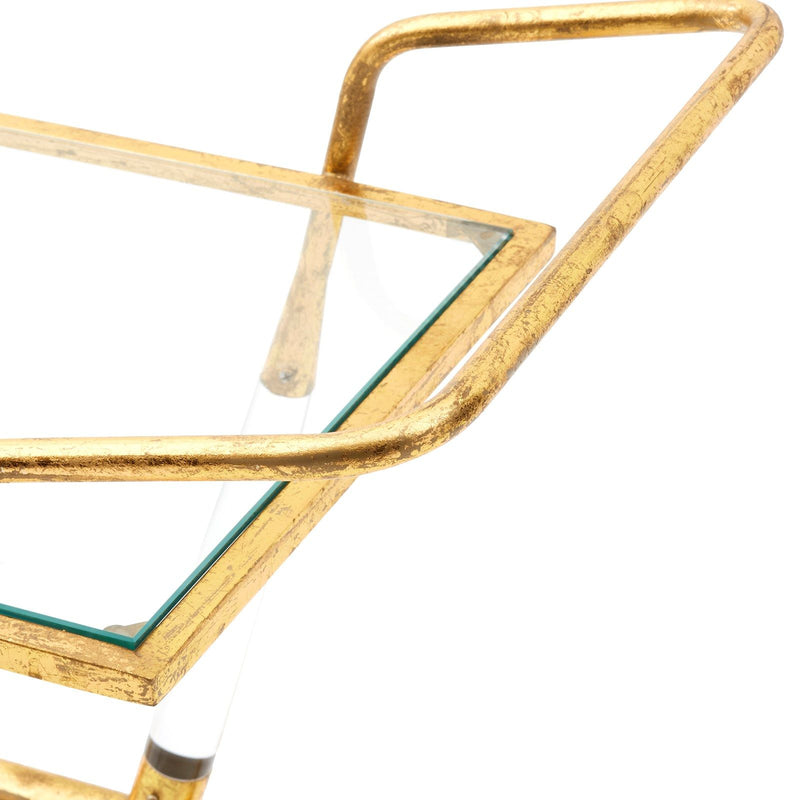media image for Jepson Bar Cart in Gold design by Bungalow 5 259