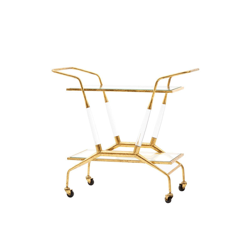 media image for Jepson Bar Cart in Gold design by Bungalow 5 238