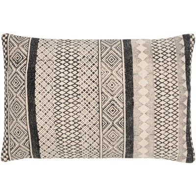 product image for Janya Cotton Black Pillow Flatshot 2 Image 85