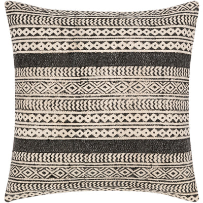 product image for Janya Cotton Black Pillow Flatshot Image 35