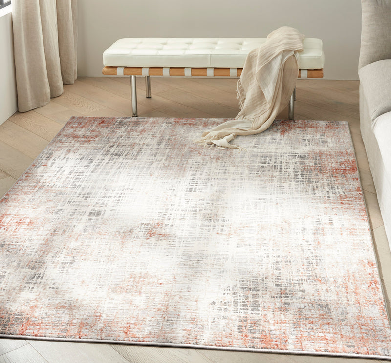 media image for ck022 infinity rust multicolor rug by nourison 99446079046 redo 4 251