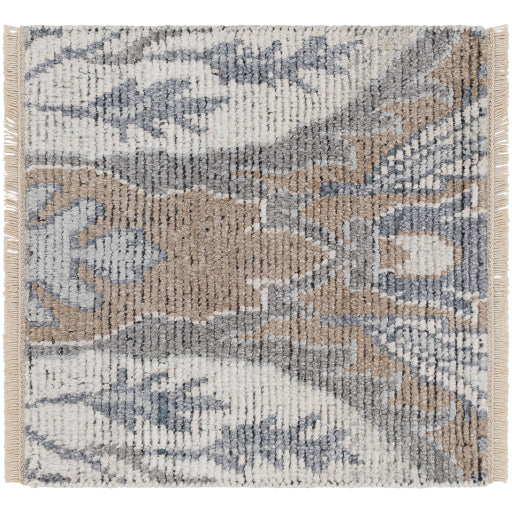 media image for Kushal Viscose Silver Gray Rug Flatshot 2 Image 274