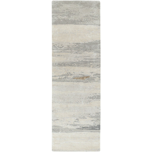 media image for Kavita Viscose Light Gray Rug Flatshot 3 Image 237