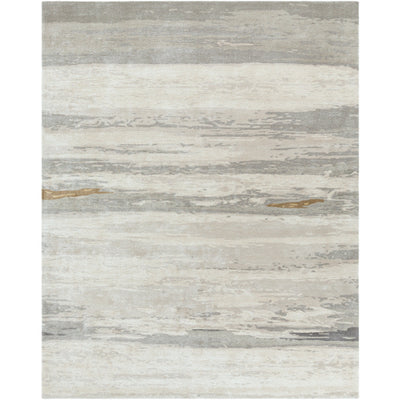 product image for Kavita Viscose Light Gray Rug Flatshot 2 Image 1