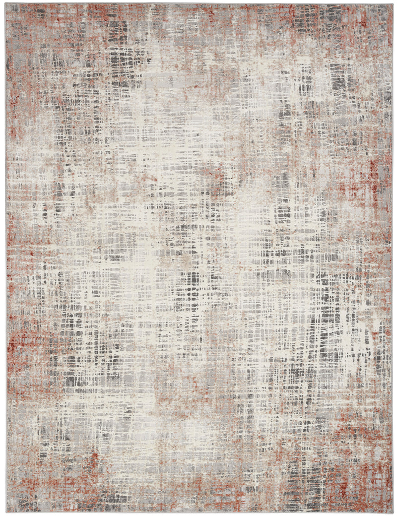 media image for ck022 infinity rust multicolor rug by nourison 99446079046 redo 7 253