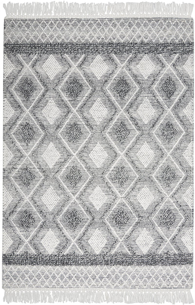 product image of series 3 handmade grey ivory rug by nourison 99446882684 redo 1 545