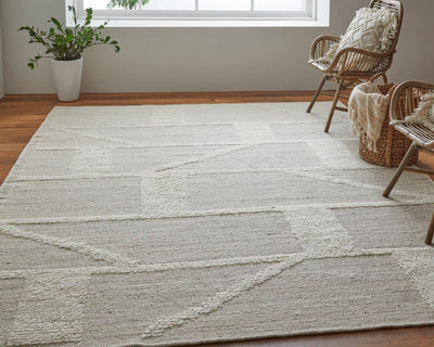 product image for saena linear contemporary hand woven beige ivory rug by bd fine ashr8908bgeivyp00 9 17