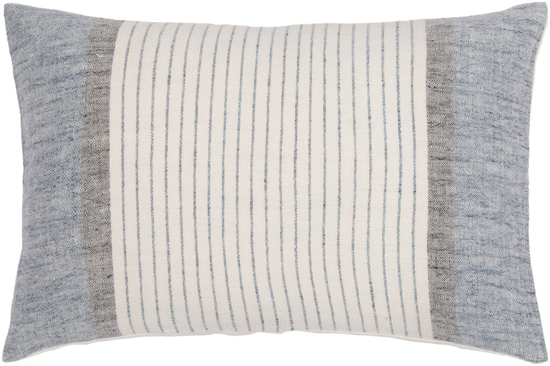 media image for linen stripe buttoned pillow kit by surya lnb004 1320d 1 287