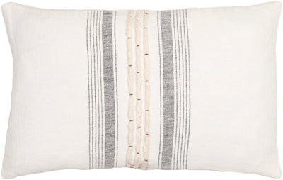 product image for linen stripe embellished pillow kit by surya lsp001 1320d 3 2