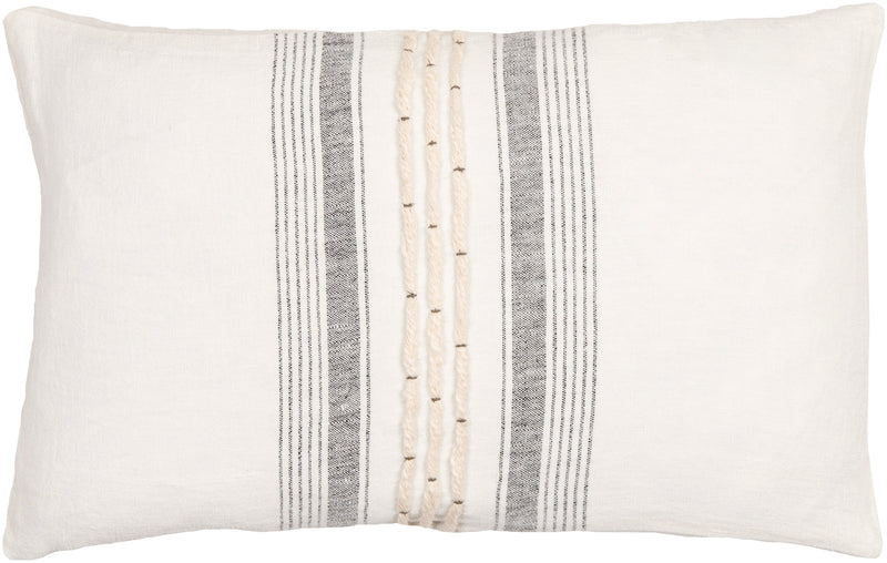media image for linen stripe embellished pillow kit by surya lsp001 1320d 3 211
