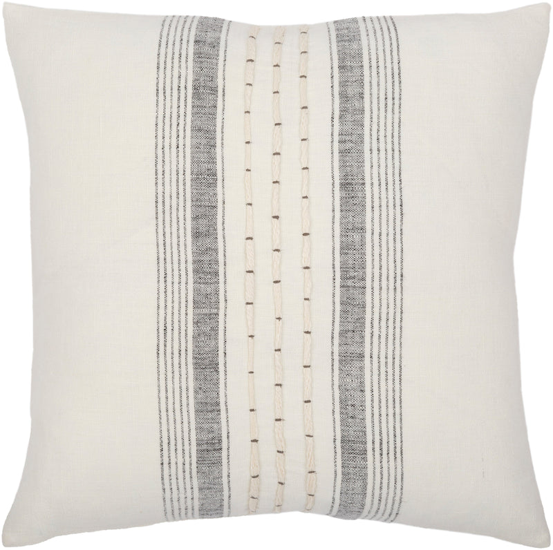 media image for linen stripe embellished pillow kit by surya lsp001 1320d 2 215