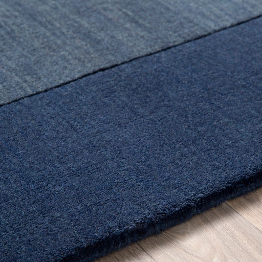 media image for Mystique Wool Navy Rug Texture Image 271