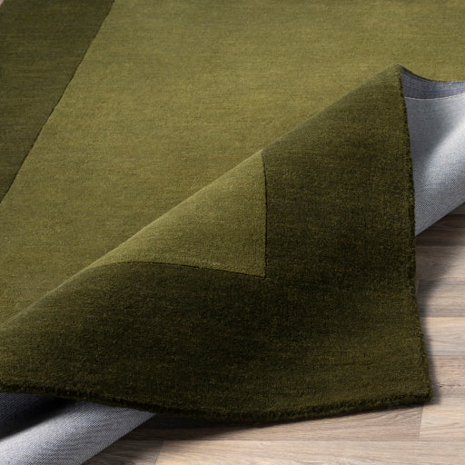 media image for Mystique Wool Dark Green Rug Fold Image 273