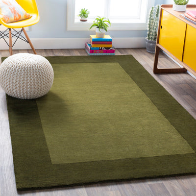 product image for Mystique Wool Dark Green Rug Roomscene Image 8