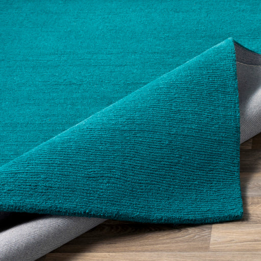 media image for Mystique Wool Teal Rug Fold Image 230