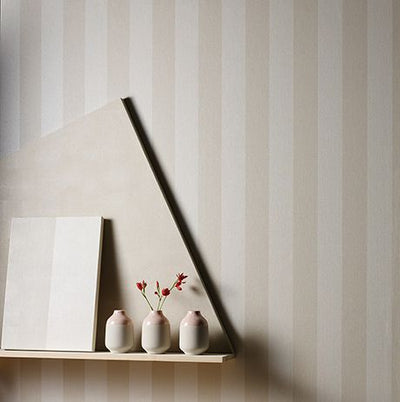 product image for Metallico Stripe Wallpaper in Beaver Color by Osborne & Little 84