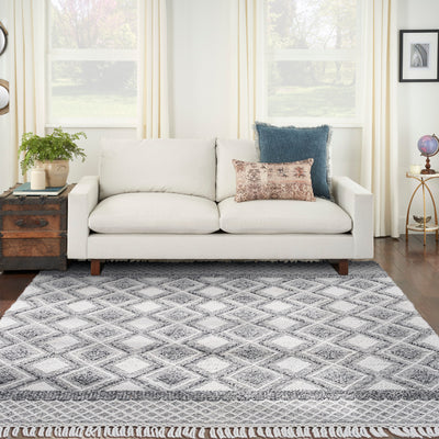 product image for series 3 handmade grey ivory rug by nourison 99446882684 redo 6 96