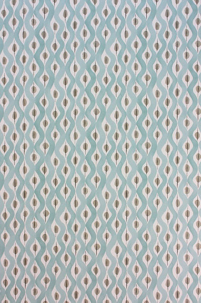 product image for Beau Rivage Wallpaper in turquoise from the Les Reves Collection by Nina Campbell 72