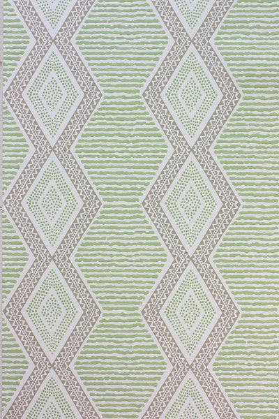 product image for Belle Ille Wallpaper in green from the Les Reves Collection by Nina Campbell 69