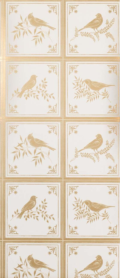 product image for Fortoiseau Wallpaper in beige from the Les Indiennes Collection by Nina Campbell 88