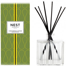 media image for lemongrass ginger reed diffuser design by nest fragrances 1 290