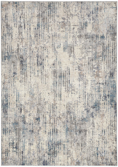 product image of ck022 infinity ivory grey blue rug by nourison 99446079213 redo 1 536