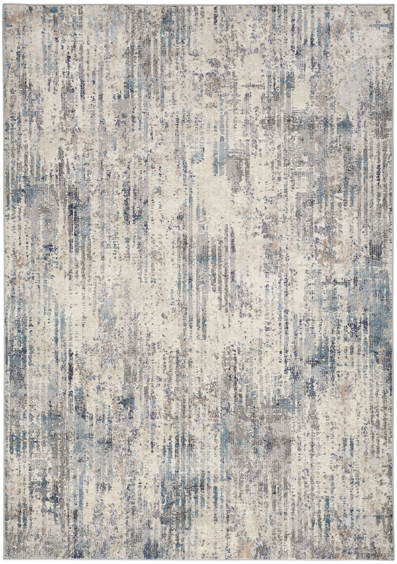 media image for ck022 infinity ivory grey blue rug by nourison 99446079213 redo 1 281