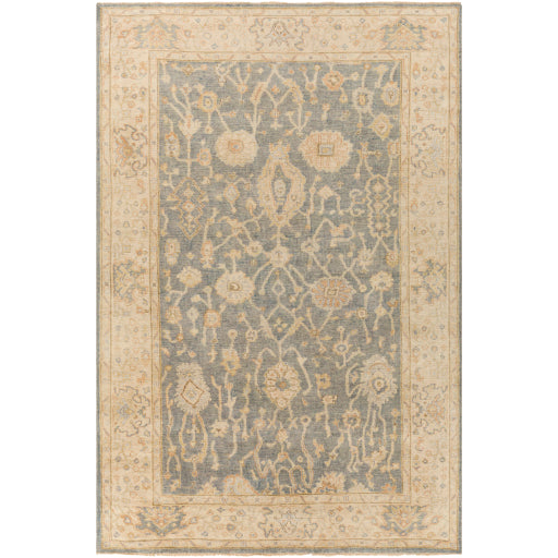 media image for Normandy Wool Teal Rug Flatshot Image 268