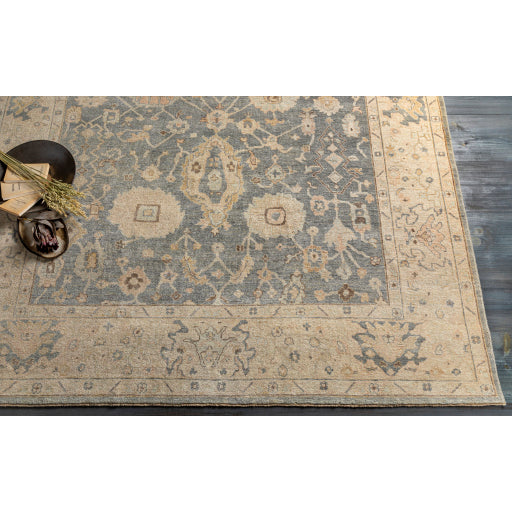 media image for Normandy Wool Teal Rug Styleshot Image 262