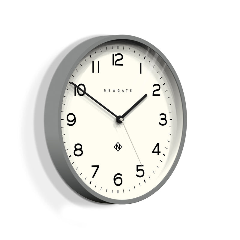 media image for Number Three Echo Clock in Posh Grey design by Newgate 284