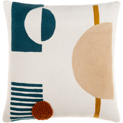 product image of Novel Cotton Cream Pillow Flatshot Image 517