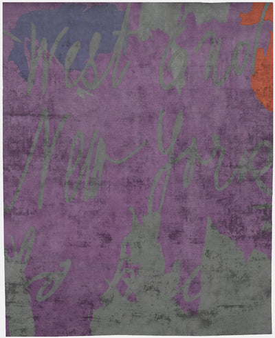 product image of NY West Hand Tufted Rug in Purple design by Second Studio 519