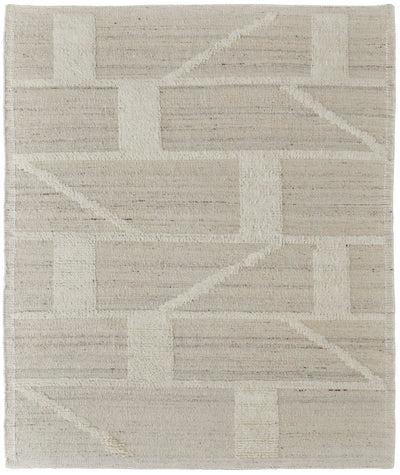 product image for saena checkered contemporary hand woven ivory beige rug by bd fine ashr8907ivybgep00 1 57